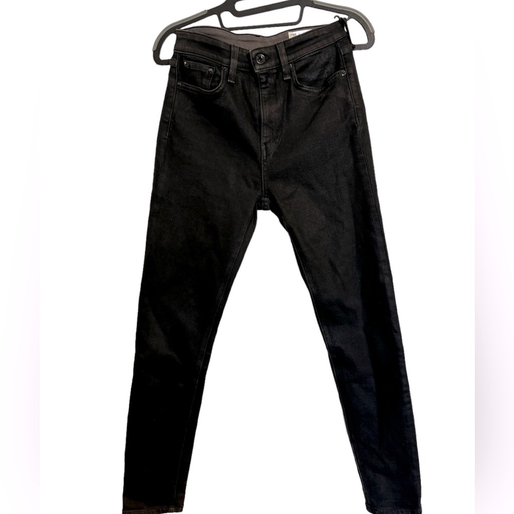 rag and bone black skinny denim jeans